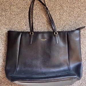 Authentic Black Coach tote
